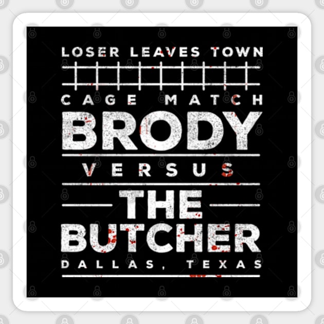 Brody vs Butcher Sticker by deadright